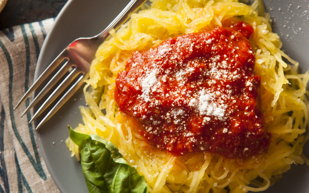 Gail’s Spaghetti Squash with Grass Fed Beef Bolognese